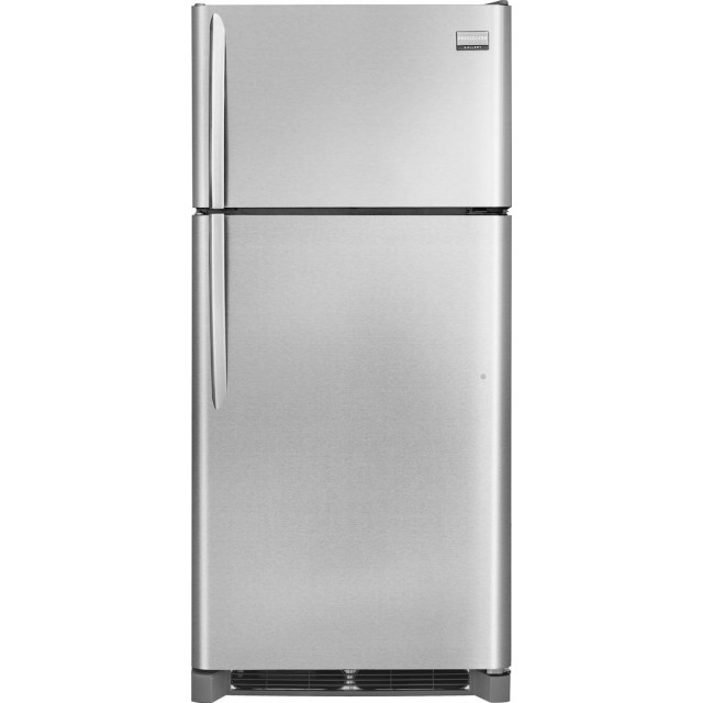 Frigidaire FGTR1845QF 30 Inch Freestanding Top Freezer Refrigerator in Stainless Steel