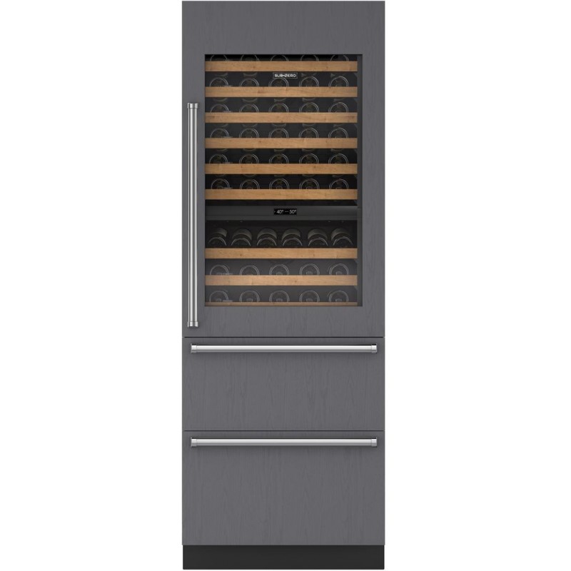 Sub Zero Iw 30r Rh 30 Designer Wine Storage With Refrigerator