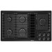 Jenn-Air JGD3536GB 36 Inch Natural Gas Cooktop with 5 Sealed Burners, Downdraft Venting in Black