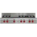 Wolf SRT486G 48 in. Sealed Burner Gas Rangetop With Infrared Griddle in Stainless Steel