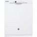 GE GDF530PGMWW 24 in. Front Control Built-In Tall Tub Dishwasher in White with Steam Prewash, 54 dBA