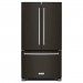 KitchenAid KRFC300EBS 20 cu. ft. French Door Refrigerator in Black Stainless Counter Depth