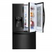 LG LFXS28596M 28 cu. ft. 3 Door French Door Smart Refrigerator with InstaView Door-in-Door, in PrintProof Matte Black Stainless Steel