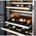 Sub-Zero  BW-30/S/TH/RH 30 Inch Wine Storage with 147-Bottle Capacity, 14 Cherrywood-Faced Shelves, Dual Temperature Zones, Digital Touch Sensor Control Panel, Sabbath Mode and Star-K Certified: Tubular Handle, Stainless Steel, Right Hinge Door Swing