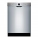 Bosch SHEM3AY55N 100 Series Front Control Tall Tub Dishwasher in Anti-Fingerprint Stainless Steel with Hybrid Stainless Steel Tub, 50dBA