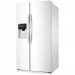 Samsung RS25J500DWW 24.5 cu. ft. Side by Side Refrigerator in White