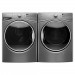 Whirlpool WFW9290FC 4.2 cu. ft. High-Efficiency Stackable Chrome Shadow Front Load Washer & WED9290FC 7.4 cu. ft. 240 -Volt Stackable Chrome Shadow Electric Heat Pump Ventless Dryer