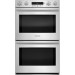 GE ZET2SHSS Monogram 30 Inch Smart 10 cu. ft. Total Capacity Electric Double Wall Oven with Warming Drawer in Stainless Steel