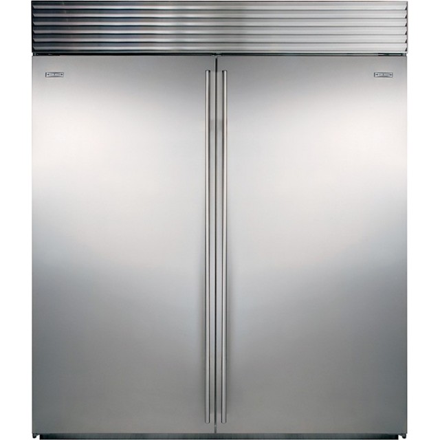 Sub-Zero BI-36F/O-LH 36" Built In All Freezer, Left Hinge and BI-36R/O-RH 36" Right Hinge Built In All Refrigerator in Panel Ready