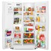 Whirlpool WRS588FIHW 28 cu. ft. Side by Side Refrigerator in White