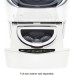 LG WD200CW 29 Inch 1.0 cu. ft. Twin Wash Pedestal Sidekick Washer: White