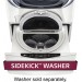 LG WD200CW 29 Inch 1.0 cu. ft. Twin Wash Pedestal Sidekick Washer: White