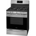 Frigidaire FGGF3047TF Gallery Series 30 Inch Freestanding Natural Gas Range with 5 Sealed Burners, Griddle, 5 cu. ft. Total Oven Capacity, Convection Oven in Stainless Steel