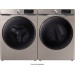 Samsung WF45R6100AC 4.5 cu. ft. High-Efficiency Champagne Front Load Washing Machine with Steam, ENERGY STAR