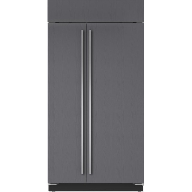 Sub-Zero BI-42SID/O 42 Inch Smart Built In Counter Depth Side by Side Refrigerator with 23.7 cu. ft. Capacity, Wi-Fi Enabled, Internal Water Dispenser, Ice Maker in Panel Ready