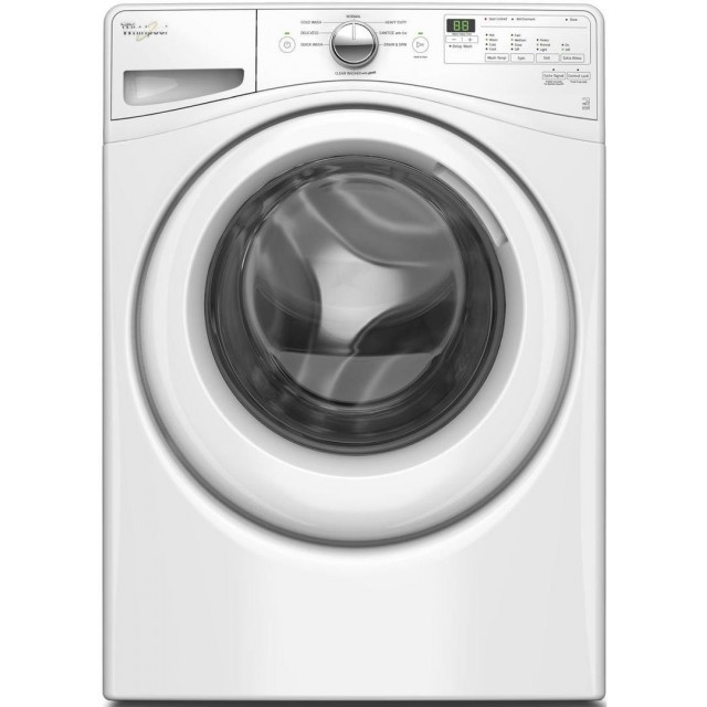 Whirlpool WFW7590FW 4.2 cu. ft. Stackable White Front Load Washing Machine with Adaptive Wash Technology, ENERGY STAR
