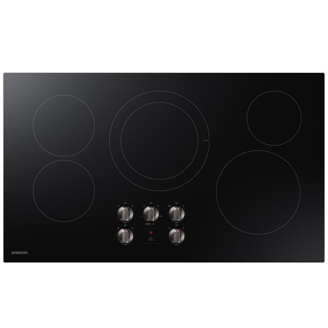 Samsung NZ36R5330RK 36 in. Radiant Electric Cooktop in Black with 5-Elements
