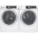 GE GFW480SSKWW 28" 4.9 DOE Cu. Ft. Capacity Front Load Washer with Precision Dispense and Steam Assist - White