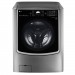 LG WM9000HVA 5.2 cu. ft. High Efficiency Mega Capacity Smart Front Load Washer and LG DLEX9000V 9.0 Cu.Ft. Electric Dryer With Steam Option In Graphite Color​