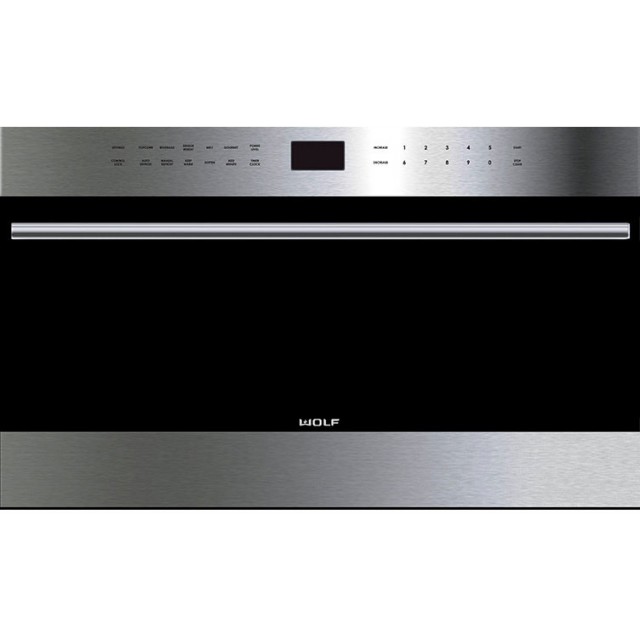 Wolf MDD24TE/S/TH 24 Inch Built-in Transitional Microwave Oven with 1.8 cu. ft. Capacity Drop-Down Door Functionality