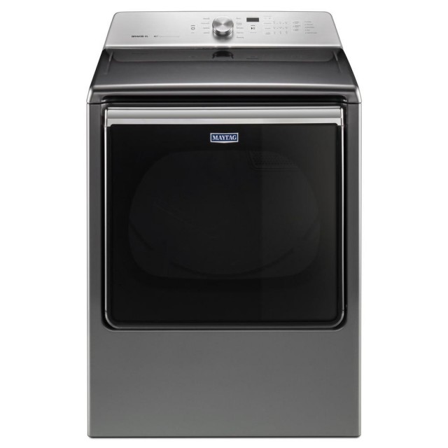 Maytag MEDB835DC 29 Inch Electric Dryer with PowerDry Cycle, Advanced Moisture Sensing, Extra Interior Fin, Rapid Dry Cycle