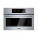 Bosch HMB57152UC 500 Series 27 in. 1.6 cu. ft. Built-In Microwave in Stainless Steel with Drop Down Door and Sensor Cooking