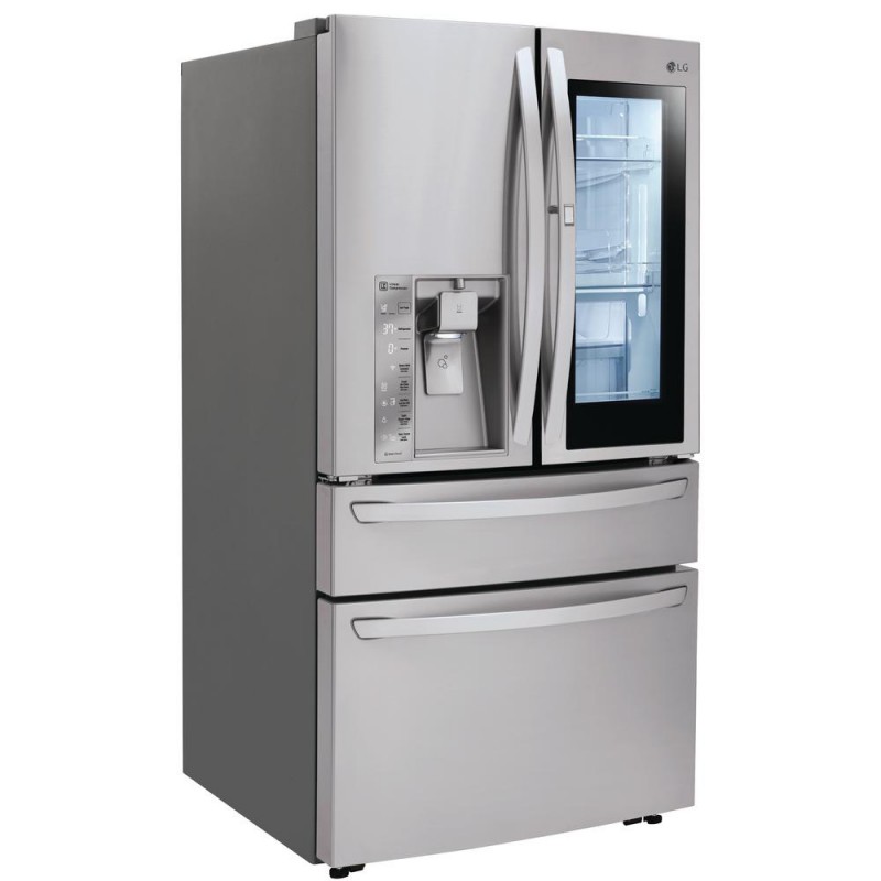 LG LMXS30796S 30 cu. ft. 4-Door French Door Smart Refrigerator with ...