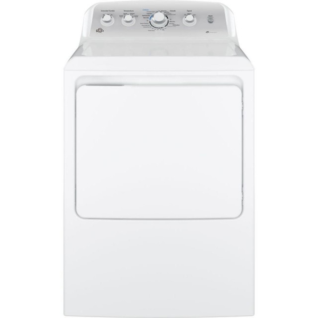 GE GTD45EASJWS 7.2 cu. ft. 240 Volt White Electric Vented Dryer