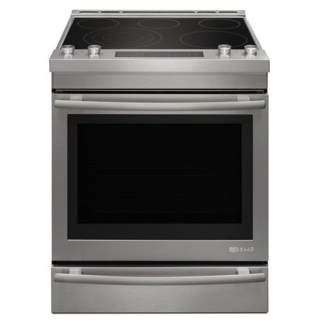 Jenn-air JES1450DS 30″ Free Standing Slide-in Electric Range in Stainless Steel