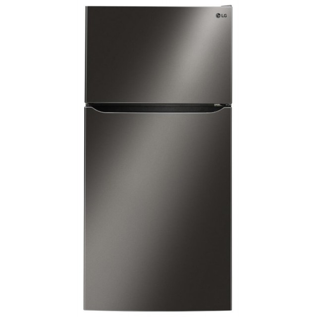 LG LTCS24223D 33 Inch Top Freezer Refrigerator with 23.8 cu. ft. Total Capacity in Black Stainless Steel