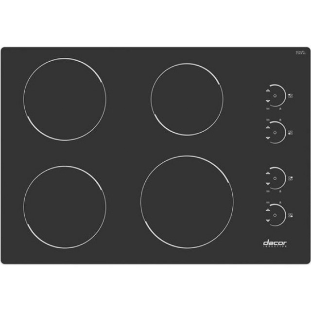 Dacor RNCT304B Renaissance 30 Inch Induction Cooktop with 4 Element Zones in Black