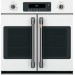 GE Cafe CTS90FP4MW2 30 Inch Smart Single French Door Electric Wall Oven with Wi-Fi Connect in Matte White
