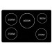 Thermador CIT365KM Masterpiece Series 36 Inch Electric Induction Cooktop with 5 Elements In Stainless Steel
