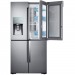 Samsung RF22K9381SR 36 Inch 22.1 cu. ft. 4-Door Flex Food Showcase French Door Refrigerator in Stainless Steel, Counter Depth