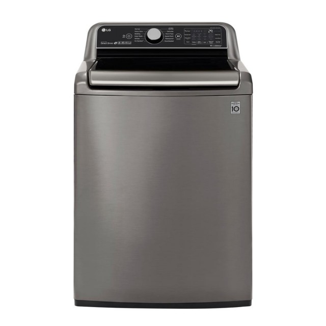 LG WT7800CV 5.5 cu. ft. HE Mega Capacity Smart Top Load Washer with TurboWash3D & Wi-Fi Enabled in Graphite Steel, ENERGY STAR