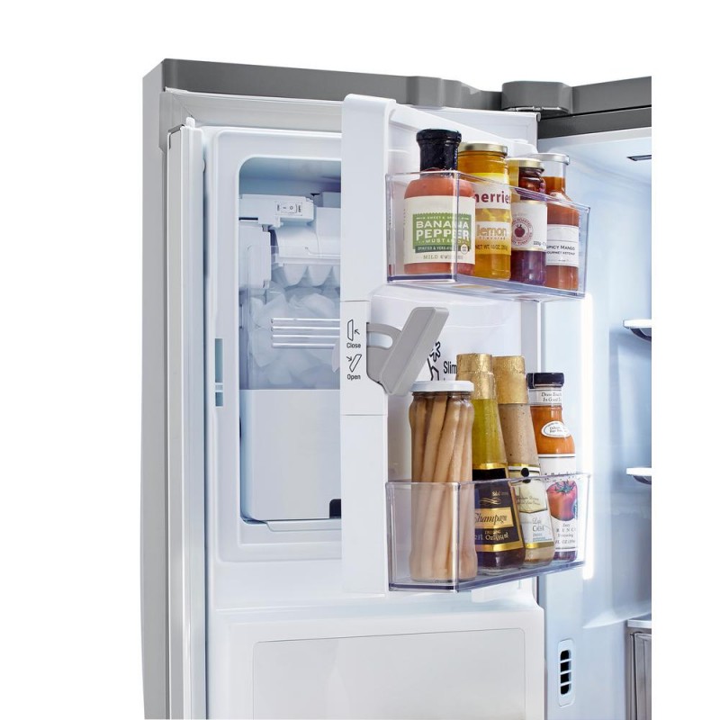 LG LRFVC2406S 23.3 cu. ft. French Door Refrigerator InstaView Door-In ...