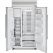 GE ZISP480DHSS Monogram 48 Inch Built-in Side by Side Refrigerator with 30 cu. ft. Capacity, Water/Ice Dispenser, Wine Caddy in Stainless Steel