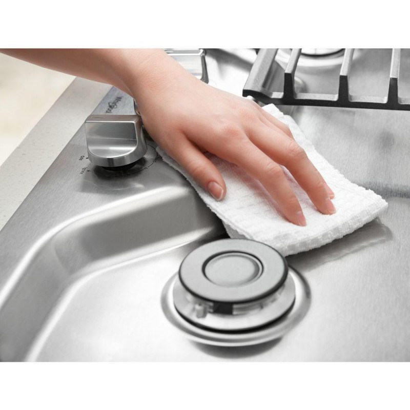 Whirlpool WCG77US0HS 30 in. Gas Cooktop in Stainless Steel with 5