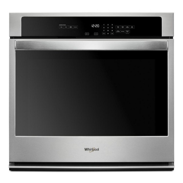 Whirlpool WOS31ES7JS 27 in. Single Electric Thermal Wall Oven with Self Cleaning in Stainless Steel