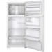 GE GPE16DTHWW 15.5 cu. ft. Top Freezer Refrigerator in White, ENERGY STAR