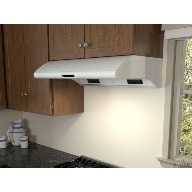 Zephyr AK2136BW Core Collection Power Typhoon Series 36 Inch Under Cabinet Range Hood with 6-Speed/850 CFM Blower in White