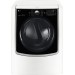 LG DLEX9000W TurboSteam Series 29 Inch 9.0 cu. ft. Electric Dryer with TurboSteam™, FlowSense™, Smart ThinQ® Wi-Fi, SmartDiagnosis™, Wrinkle Care, 14 Dry Cycles and 5 Temperature Selections in White