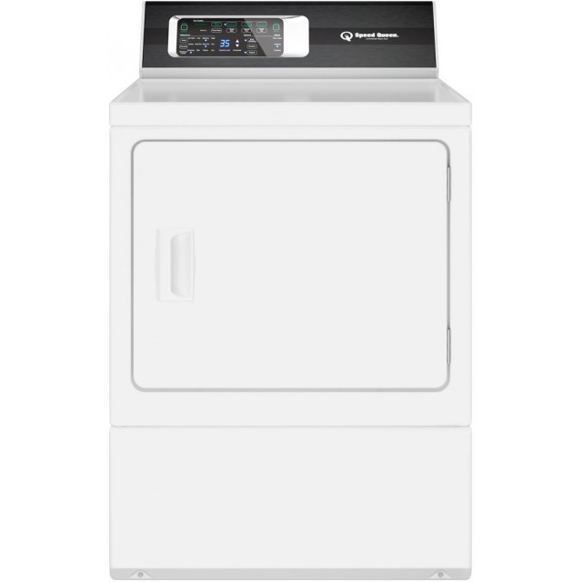 Speed Queen DR7004WE 27 Inch Electric Dryer with Reversible Door, 220 CFM and 7.0 cu. ft. Capacity, 7 Year Warranty, in White
