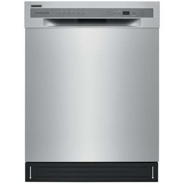 Frigidaire FFBD2420US 24 Inch Full Console Built-In Dishwasher with 12 Place Settings, 6 Wash Cycles, 52 dBA Silence Rating, Delay Start, Hard Food Disposer, Heated Dry, in Stainless Steel