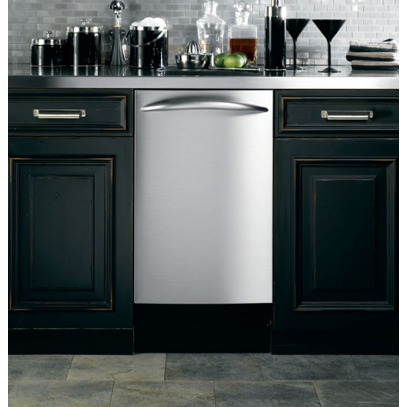 GE PDW1860KSS Profile 18 Inch Fully Integrated Dishwasher, Stainless Dishwashers With Stainless Steel Interior