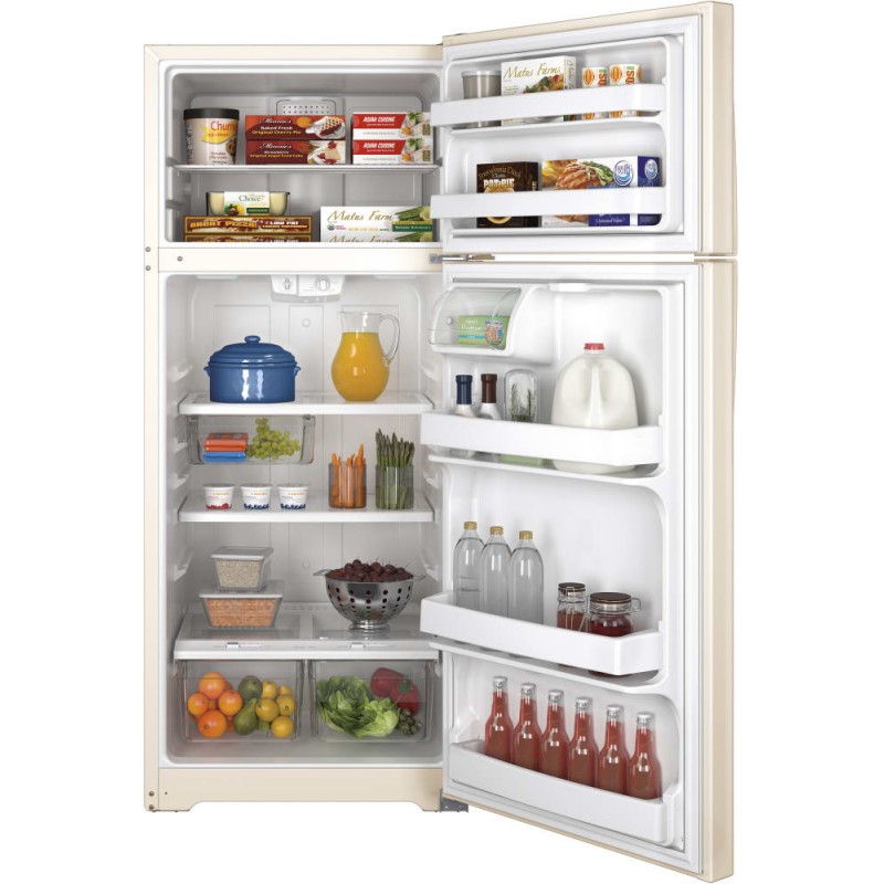 GE GTE18GTHCC 28 Inch TopFreezer Refrigerator with 17.5 cu. ft