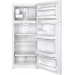 GE GIE18GTHWW 28 Inch Top-Freezer Refrigerator with 17.5 cu. ft. Capacity, Snack Drawer, Spillproof Freezer Floor, Ice Maker, in White