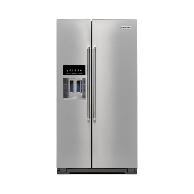 Kitchenaid KRSF505ESS 24.8 Cu. Ft. Standard Depth Side-by-side Refrigerator With Exterior Ice And Water in Stainless Steel