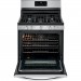 Frigidaire GCRG3060AF Gallery Series 30 Inch Freestanding Gas Range with 5 Sealed Burners, 5.7 Cu. Ft. True Convection Oven, Self Clean with Steam, Smudge-Proof™ Stainless Steel