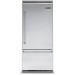 Viking VCBB5363ERSS 5 Series 36 Inch Counter Depth Refrigerator with 20.4 cu. ft. Total Capacity, 5.1 cu. ft. Freezer Capacity, 3 Glass Shelves, Right Hinge, in Stainless Steel